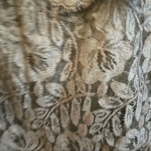 Vintage Jessica McClintock Tiered Lace Dress - Picture 2 of 8